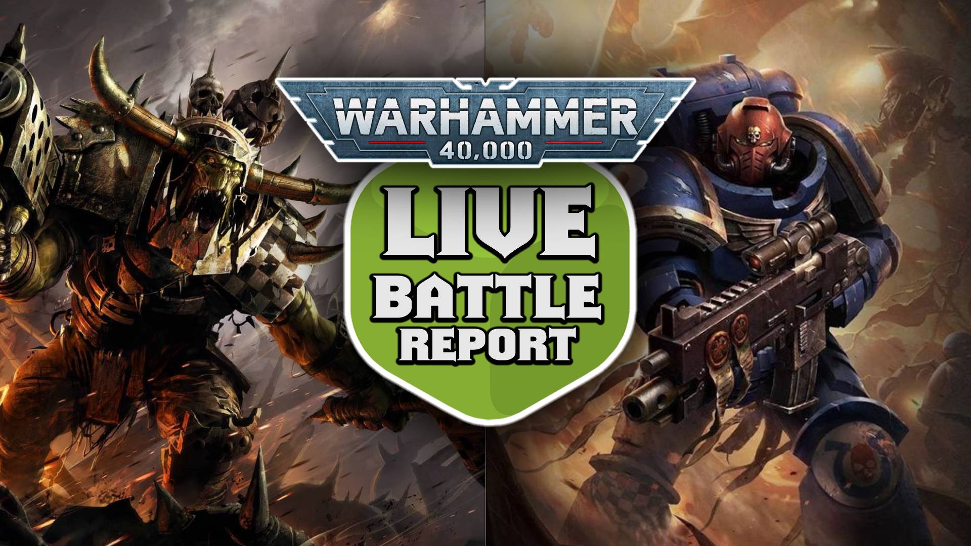 Lists for Orks vs Black Templars Warhammer 40k Live Battle Report
