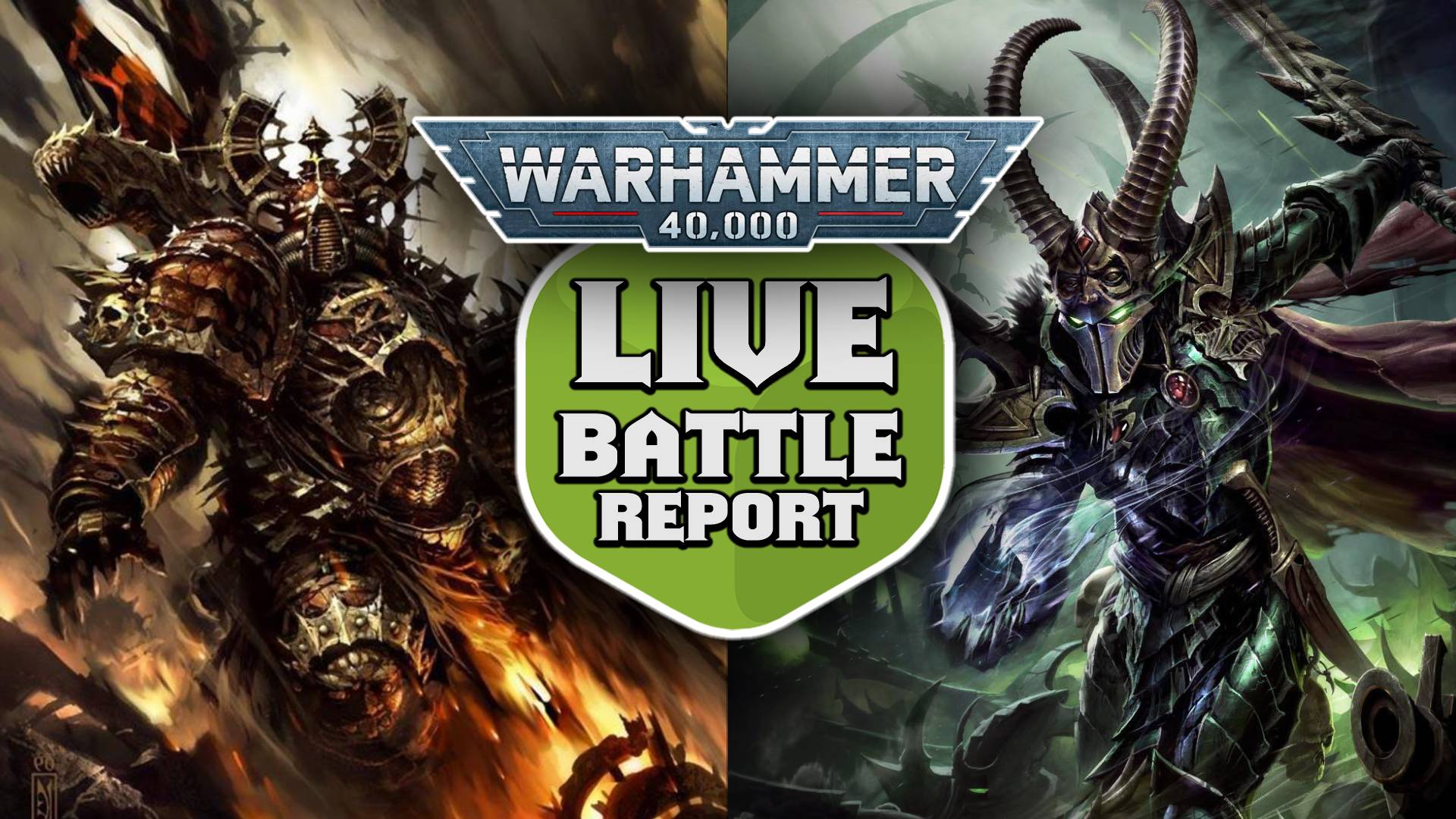 Lists for Chaos Space Marines vs Dark Eldar Warhammer 40k Live Battle Report