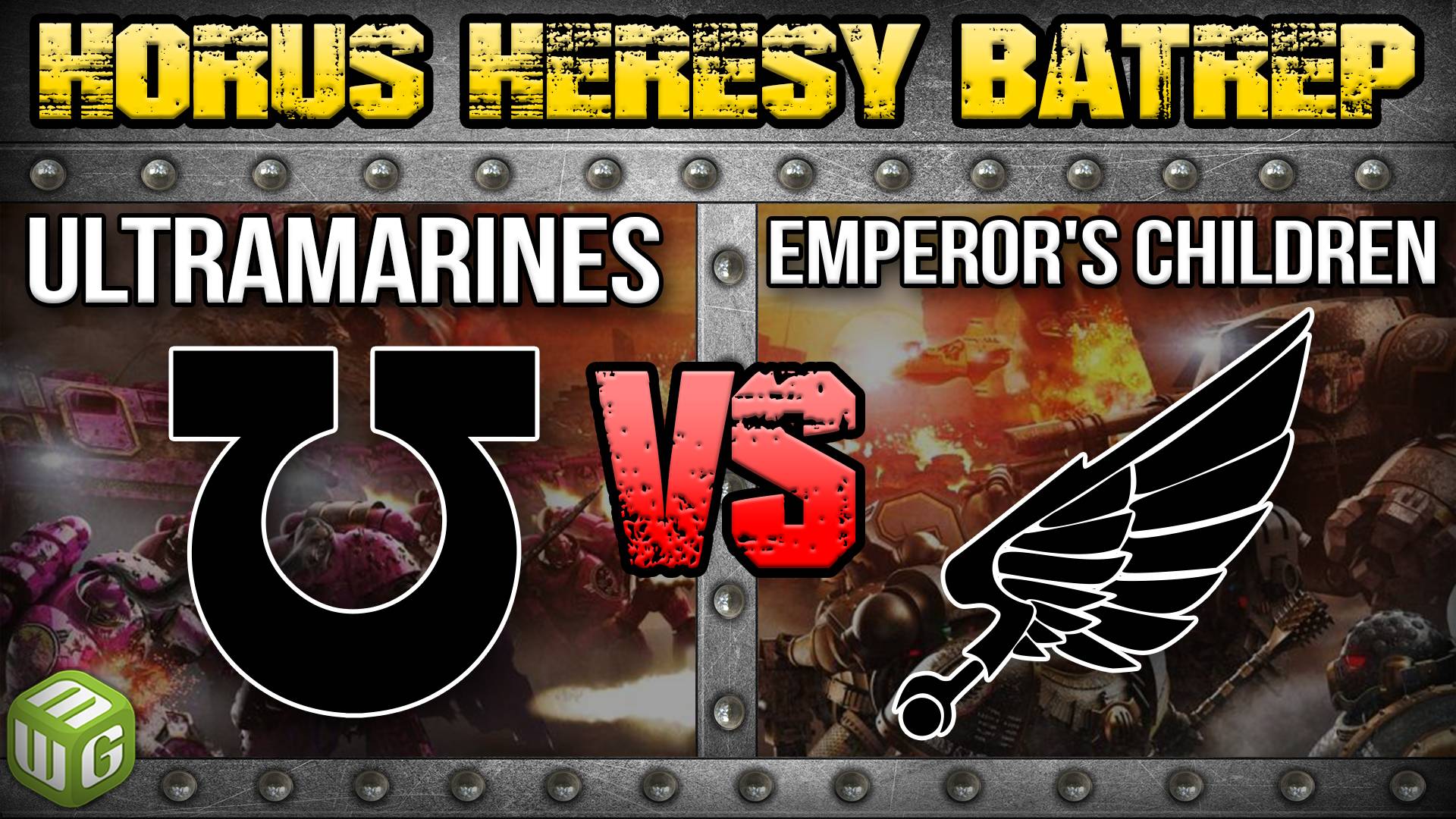 Lists for Ultramarines vs Emperor's Children Horus Heresy Live Battle Report