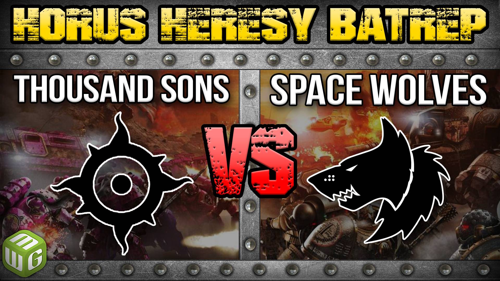 Lists for Thousand Sons vs Space Wolves Horus Heresy Live Battle Report