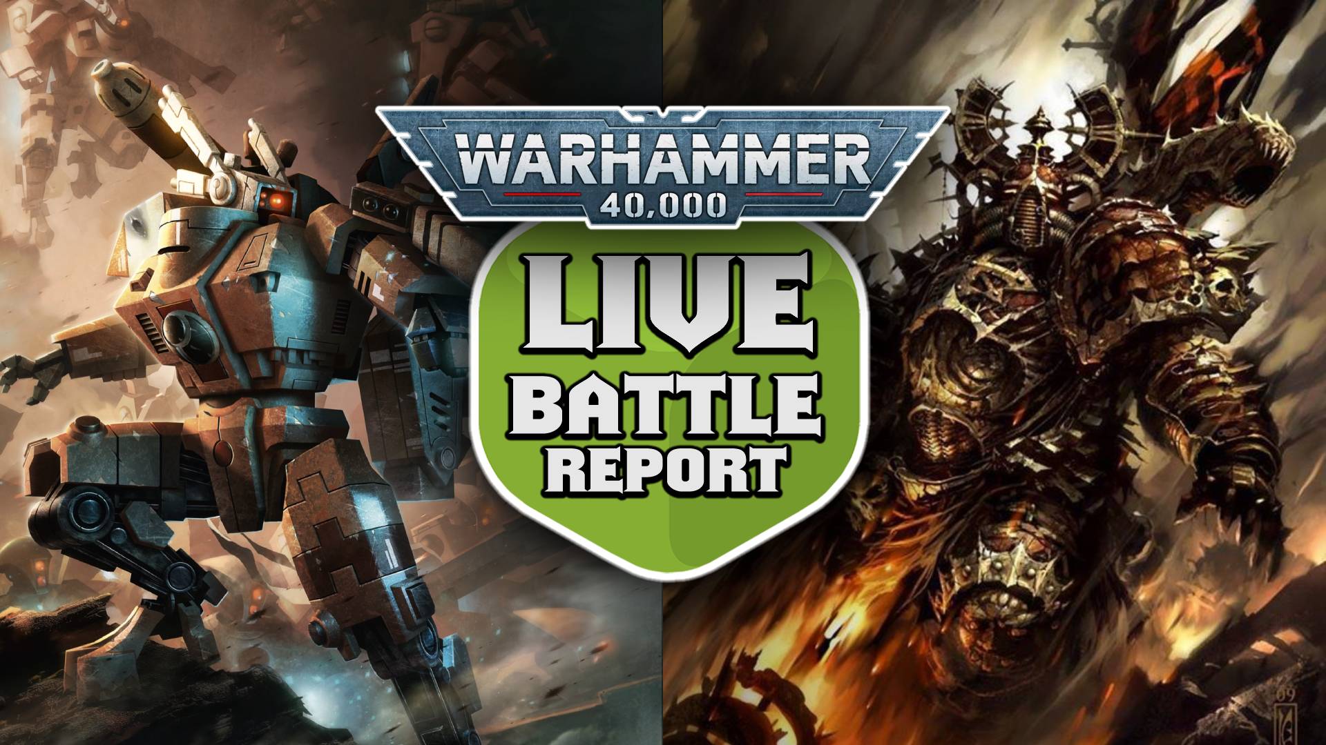 Lists for T'au vs Word Bearers Warhammer 40k Live Battle Report