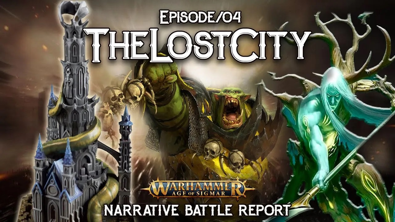 Army Lists for Sylvaneth vs Iron Jawz Age of Sigmar Battle Report - The Lost City Ep 4