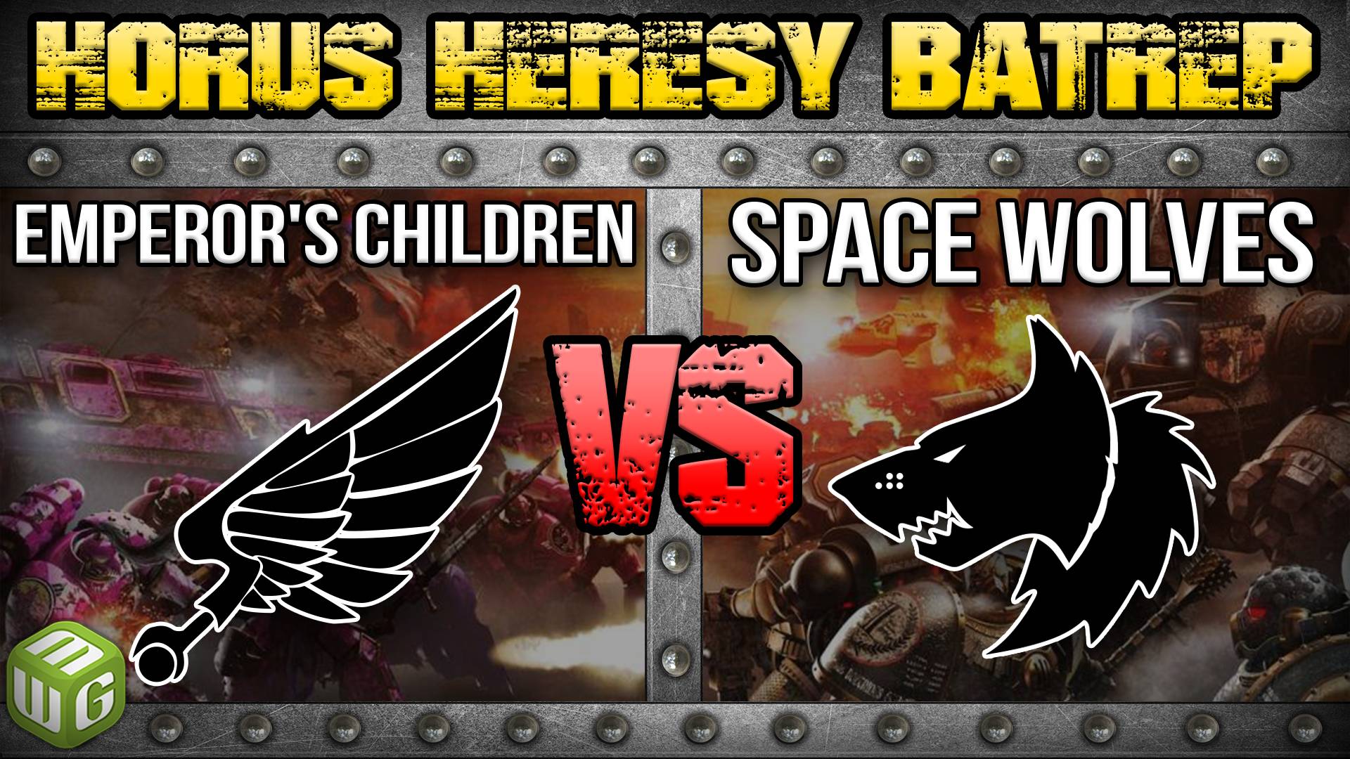 Army Lists for Space Wolves vs Emperor's Children Horus Heresy 2.0 Battle Report Ep 110
