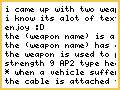 made up 40k weapons