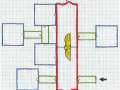 Spaceship as gameboard