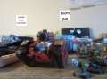 Da Big Meks workshop: looted tanks and kans