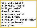 how to make corroded and damaged armour