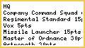 Imperial Guard 1500pt List