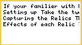 Death Relic Scenerio