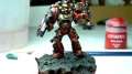 Aidan Berry Painting Blood Champion work in progress