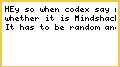 Random Rule