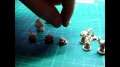 Custom 3d warmachine game tokens. 