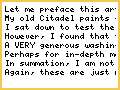 My Experience with Reaper Paints