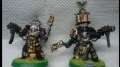 Space Marine Chaplain and Liberian in terminator armor