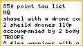 Tau 850p list