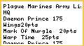 2,000 point Nurgle Chaos Space Marine Army List