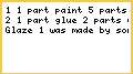 Glaze recipies