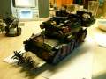 Scratch build battle wagon, painted