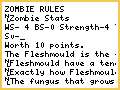 Zombie Rules