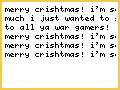 MERRY CRISHTMAS!
