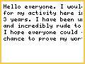 Apology:PLEASE READ