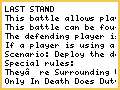 Last Stand Scenario