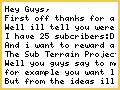25th Subscriber