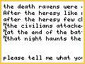 death ravens fluff?