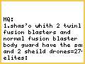  Tau army list for killing a imperial guard army