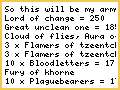 Chaos daemons 1500pts