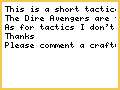 Eldar Dire Avengers Tactica
