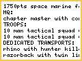 epic 1750pts ultramarine army list