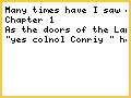 Conriy servent of Khrone part 1