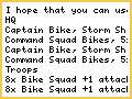 2000pts space marine biker army 