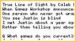 True Line of Sight