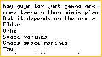 terrain or mini