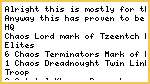 1,750 Tzeentch and Khorne Chaos Space Marine Army