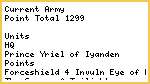 1300 point eldar list