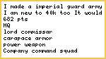 Imperial veterans(682 pts) (newcomer