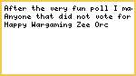 Poll outcome