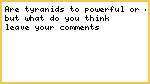 are tyranids over powered ?