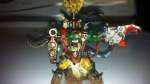 Ork Warboss and Painboy.