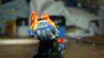 Flaming Power fist