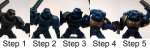 5 steps to paint Ultramarines