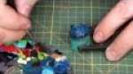 How to make a chipped paint effect? Warhammer 40k 