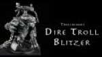 Painting Warmachine & Hordes: Dire Troll Blitzer in B&W