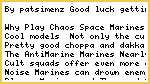 Warhammer 40,000/6th Edition Tactics/Chaos Space Marines 