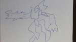 eBay Listing:  Signed Drawing of a X