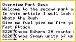 Codex: chaos space marines overview, and review part 2! 