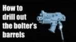 How to drill out the bolter
